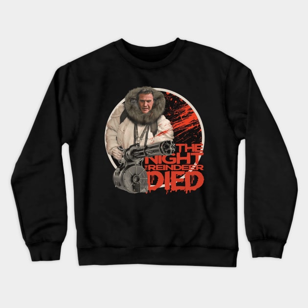 The Night The Reindeer Died / Scrooged Crewneck Sweatshirt by darklordpug